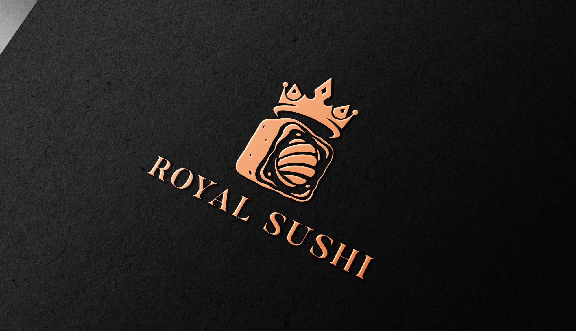 Logo Design for Royal Sushi